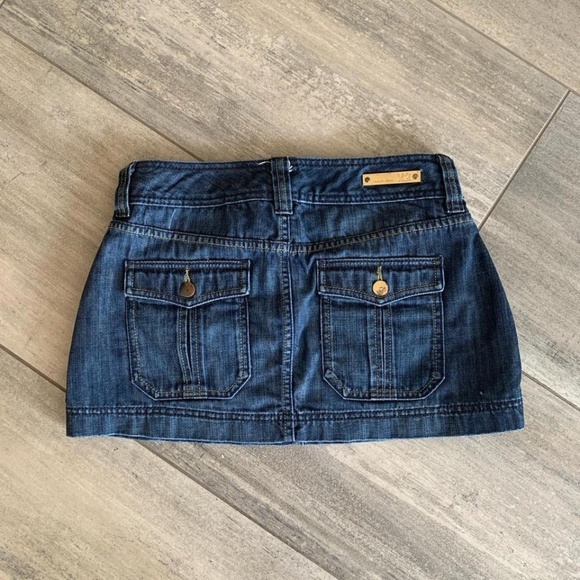 Y2K DENIM MINI SKIRT - Picture 2 of 5